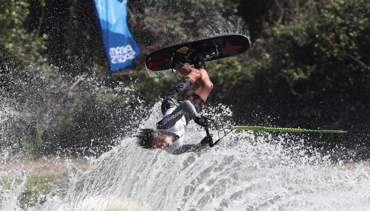 Matías González se quedó con la medalla de bronce en el esquí náutico