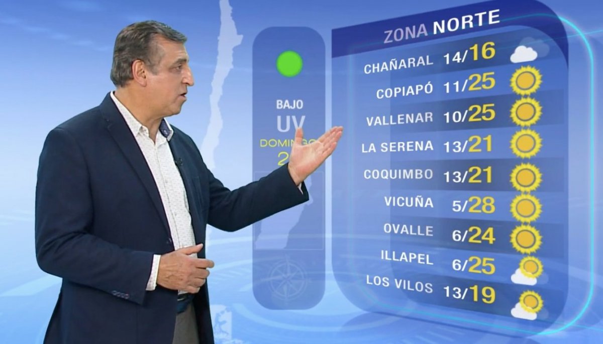 Pronóstico del tiempo Domingo 25 de junio 2023 TV Tiempo TVN